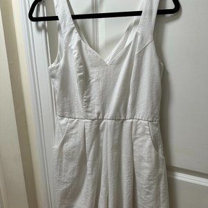 Francesca's White Julie Sweetheart Romper